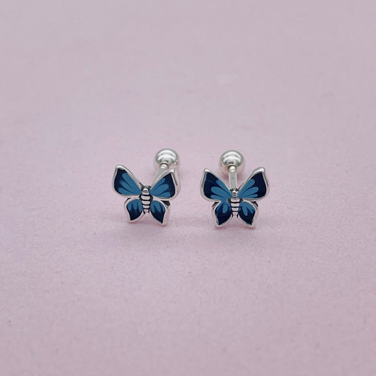 S1697 Blue Butterfly 7mm.