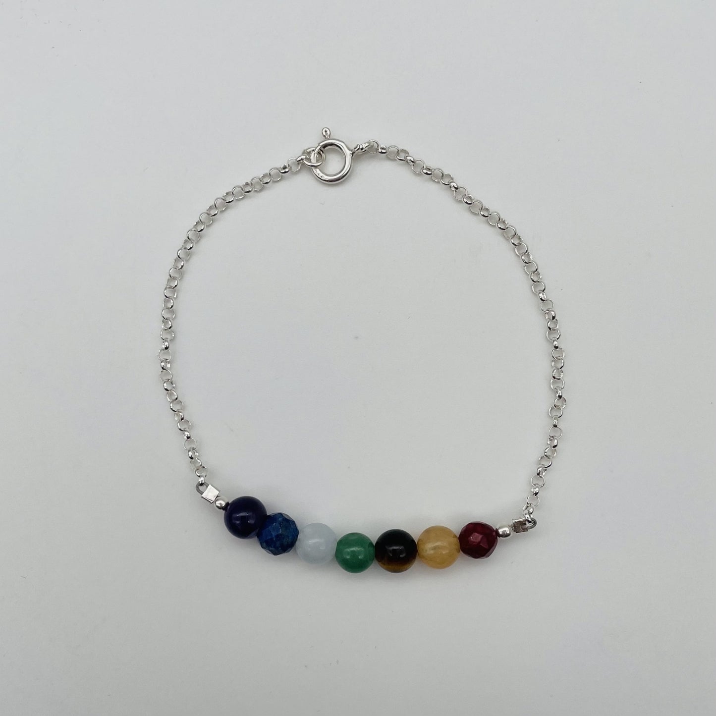 ST1747BL Chakra Bracelet 8"