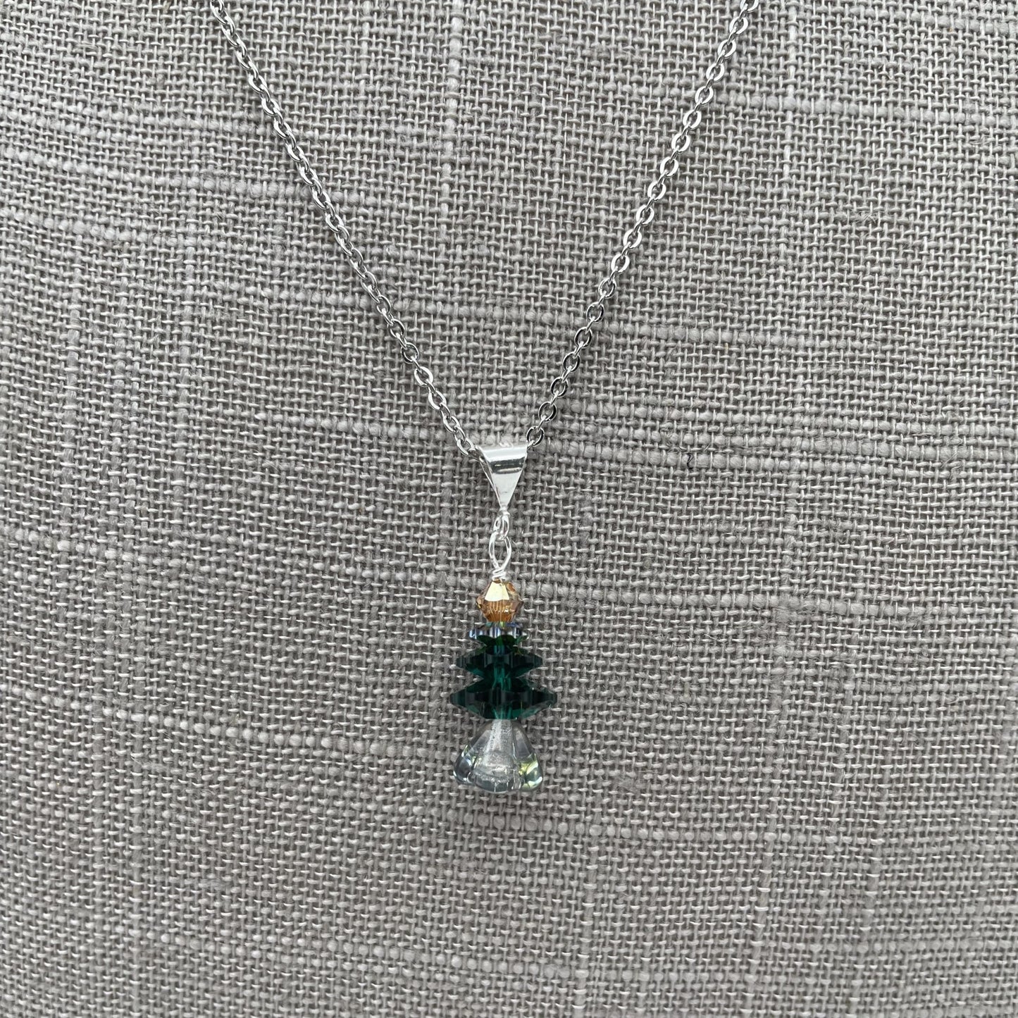 C1105SW Green Tree Pendant