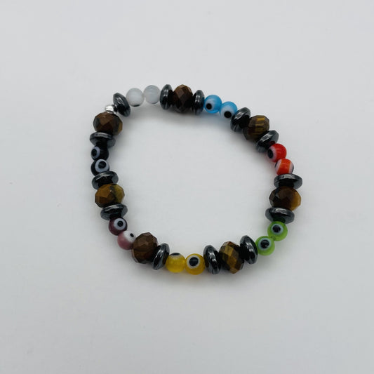 CH957BL Tiger Eye/eyes 5"