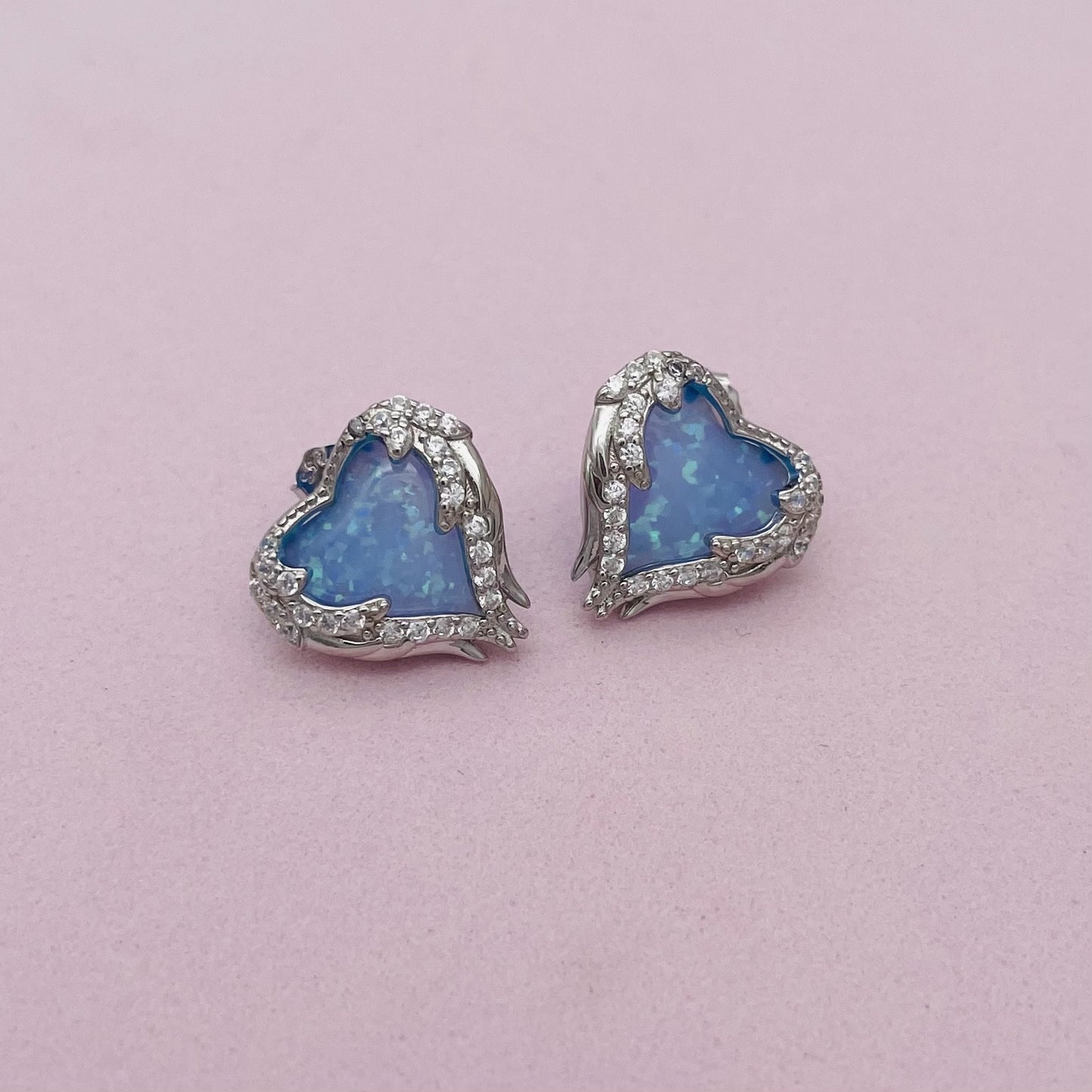 Z1635 Blue Opal Earrings