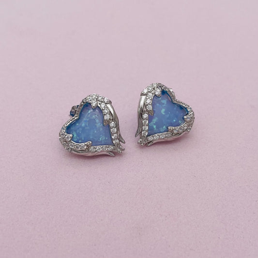 Z1635 Blue Opal Earrings