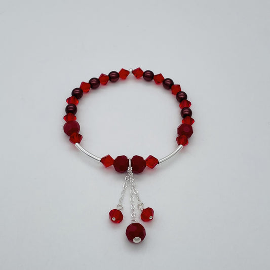C1129 Red Bracelet 7"