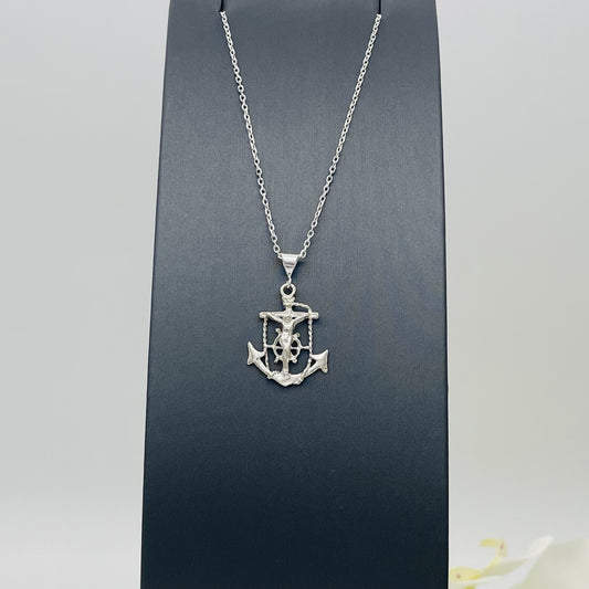 S1298NL Anchor Necklace 18"