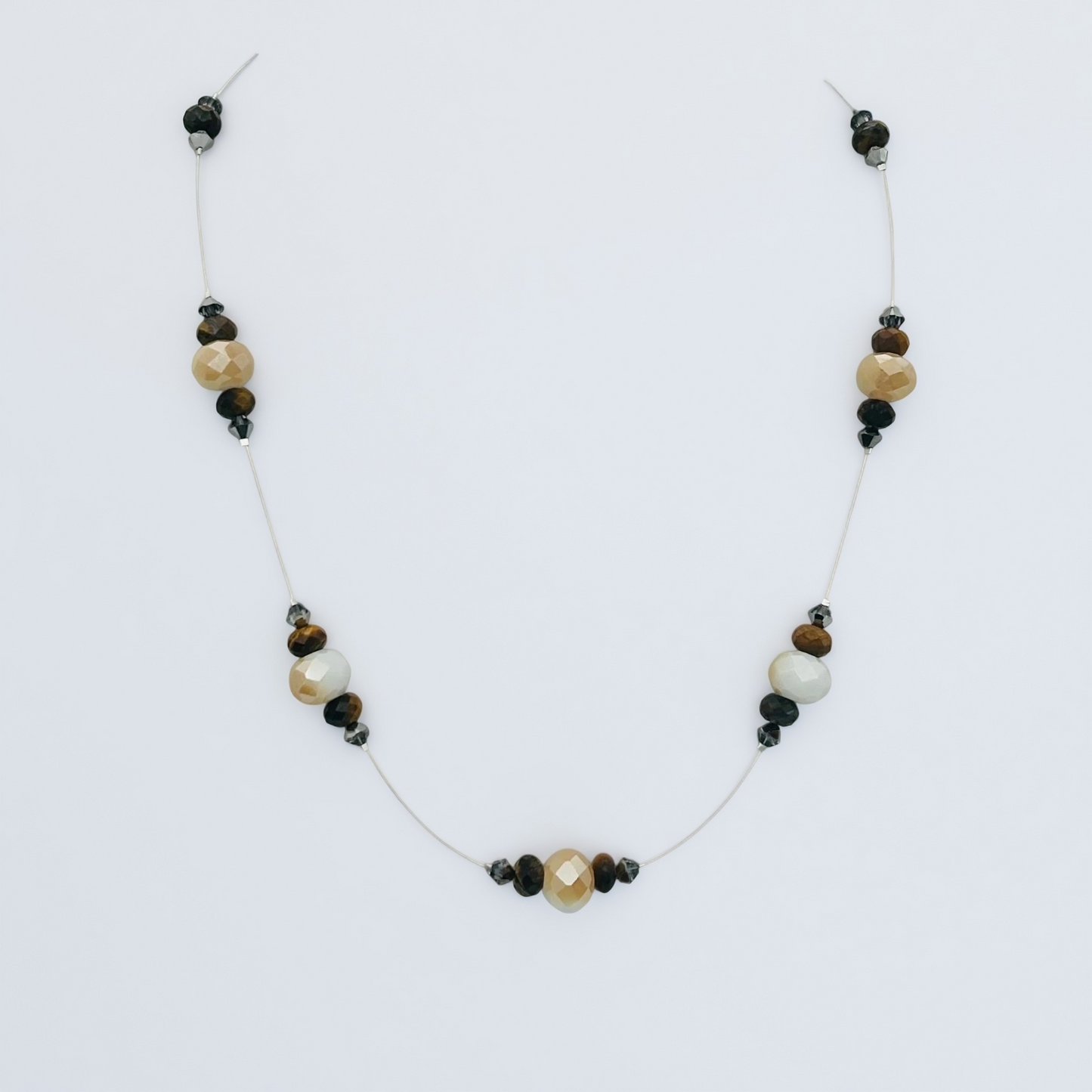 ST1964 Tiger Eye Necklace 18"