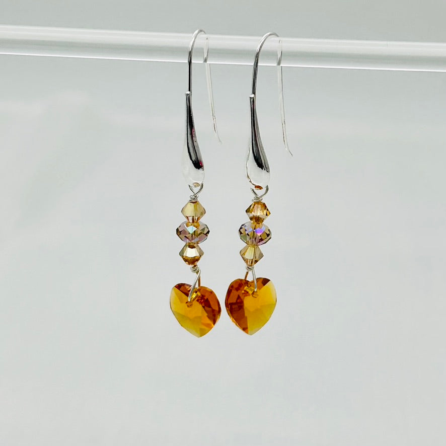 C1418SW Hearts Earrings