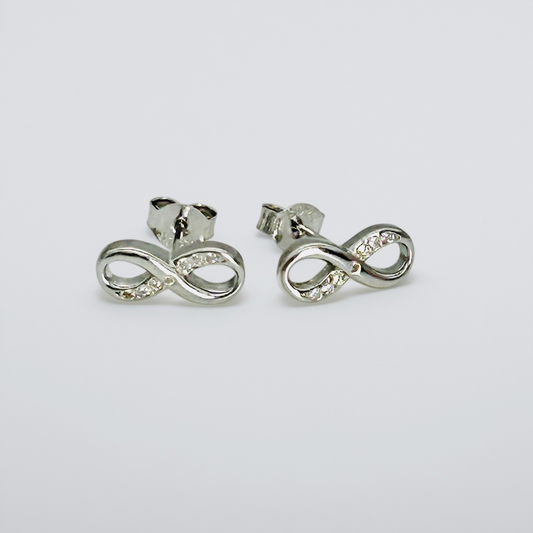 Z1270 Infinity Earrings 12mm.