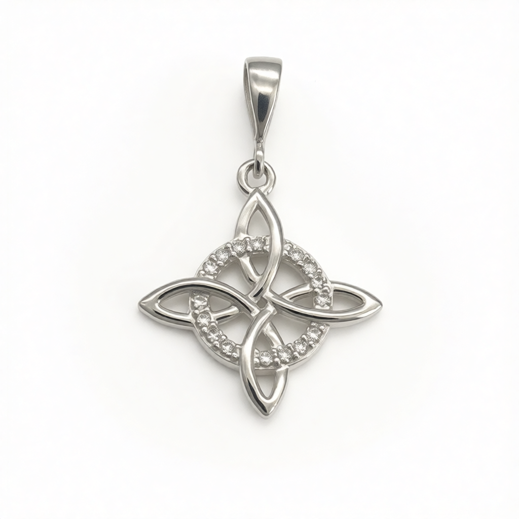 Z1947P Witch's Knot Pendant 35mm.