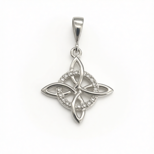 Z1947P Witch's Knot Pendant 35mm.