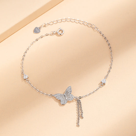 Z1894 Butterfly Bracelet 8"