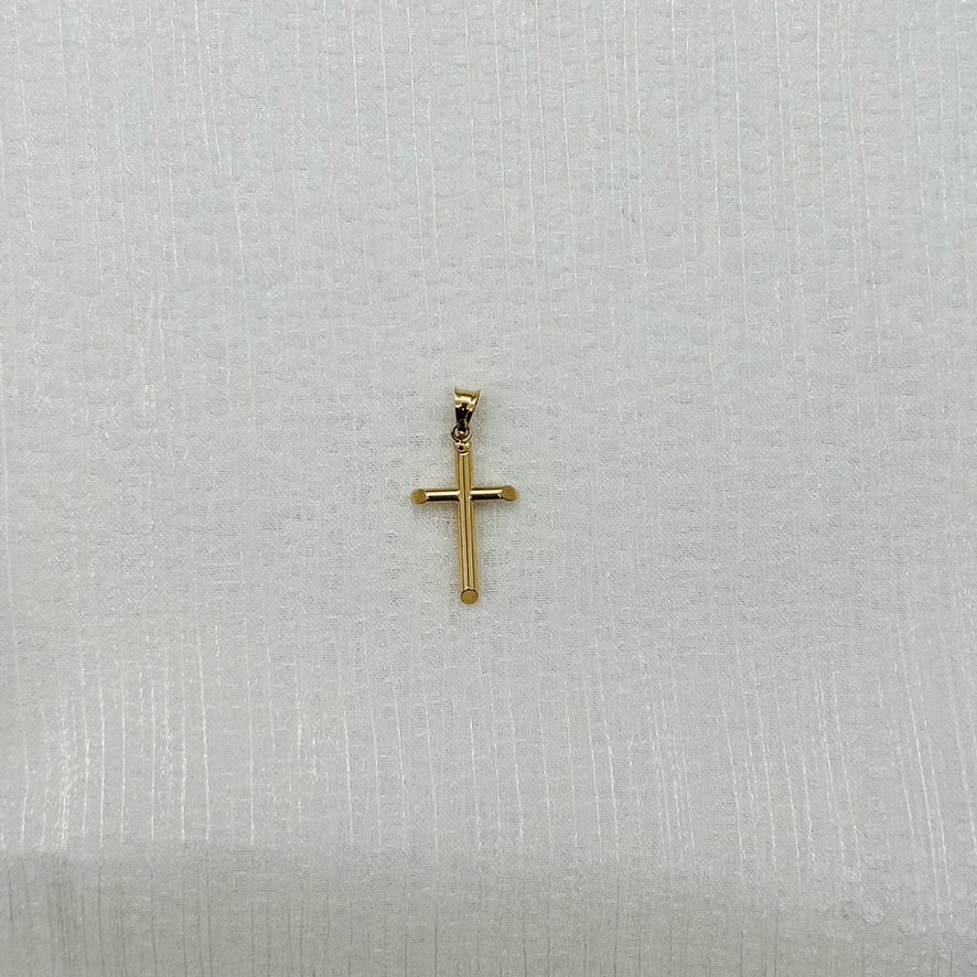 G182P 14K Gold Cross Pendant 25mm. X 17mm.