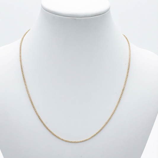 14KG496 Spiga Chain 1.4mm. X 16"
