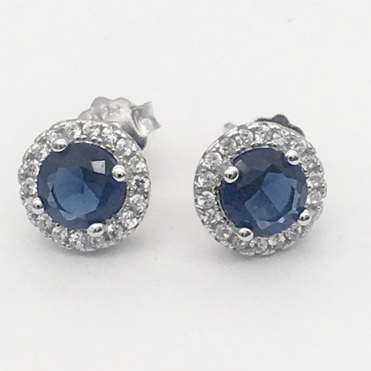 Z1019 Sapphire Earrings
