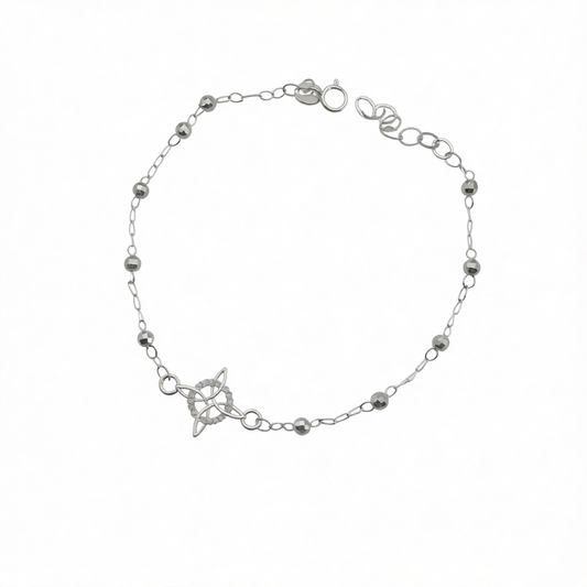 Z1947BL Witch's Knot Bracelet 8"