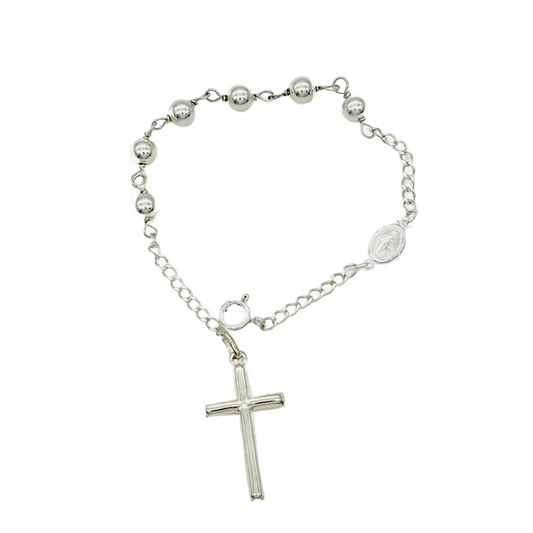 S1924BL Misterios Bracelet  6mm. X 7"