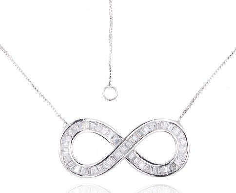 Z1919 Infinity Necklace 22"
