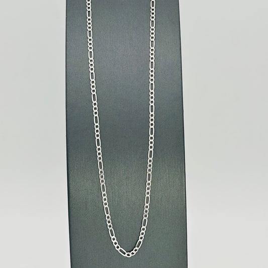 S1817 Super Flat Figaro Chain 2.9mm. X 28"