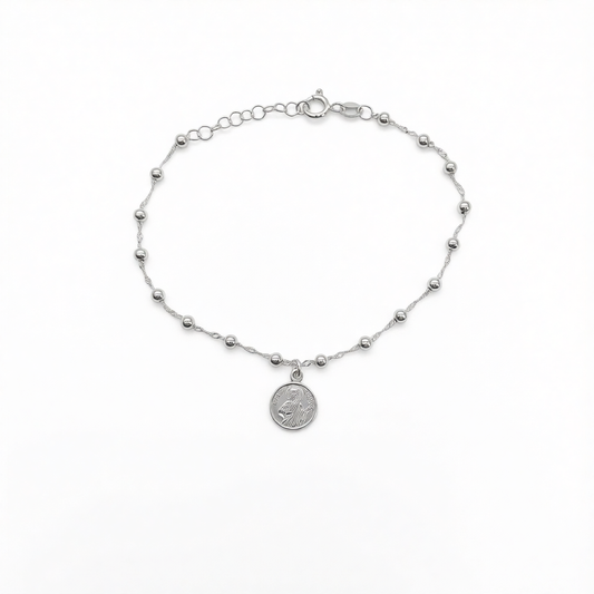 S1948BL San Judas Bracelet 8"