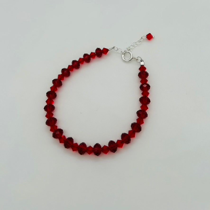 C1255 SW Red Bracelet 8"
