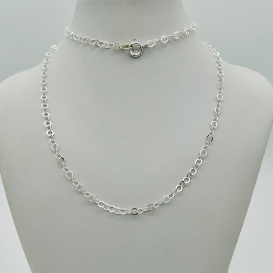 S1859CH Round Link Chain 3mm. X 22"