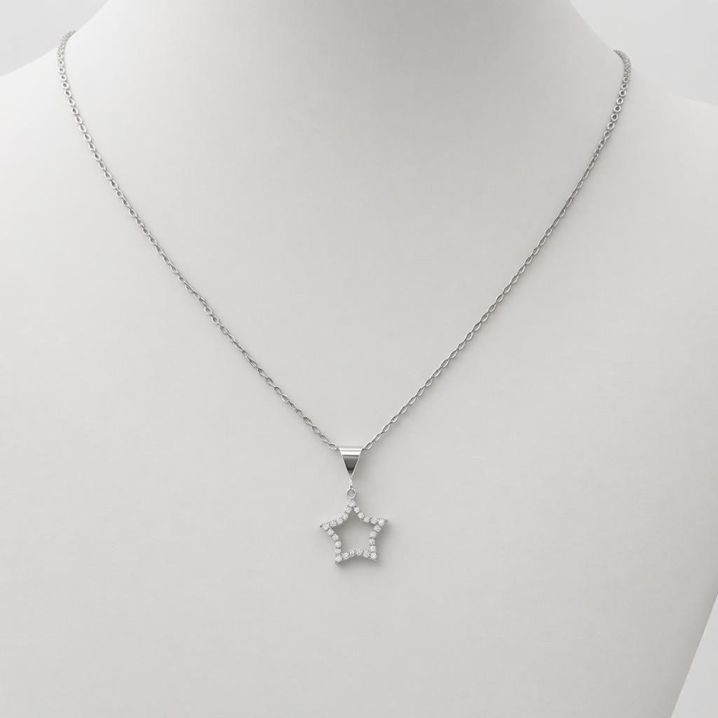 Z1957 Star Necklace 18"