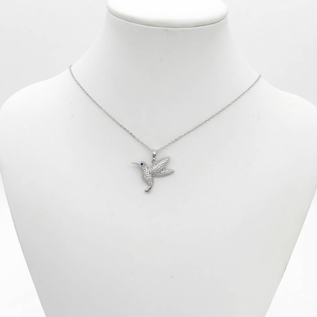 Z1932NL Hummingbird Necklace 18"