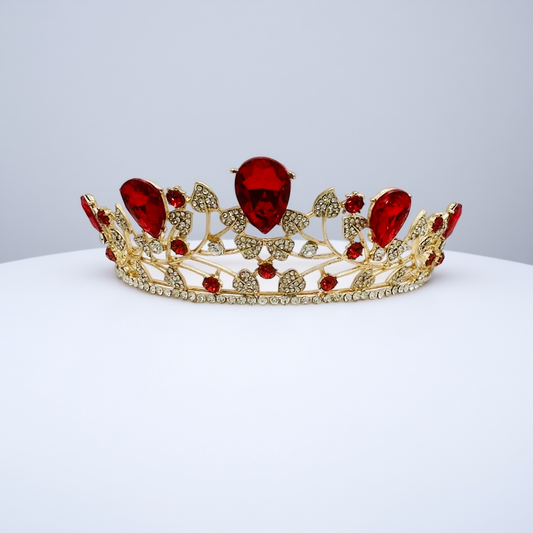 F462 Red Tiara