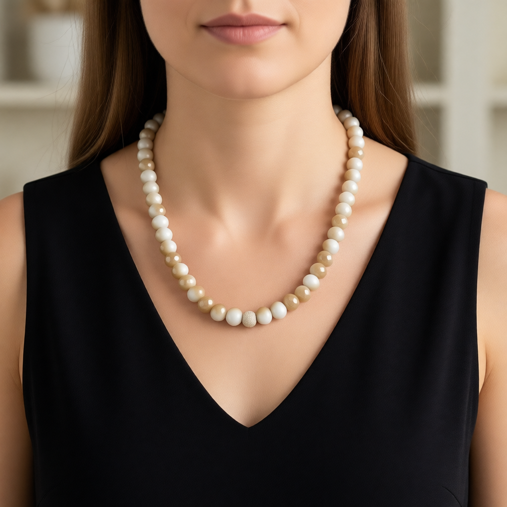 C1500 Brown Necklace 18"