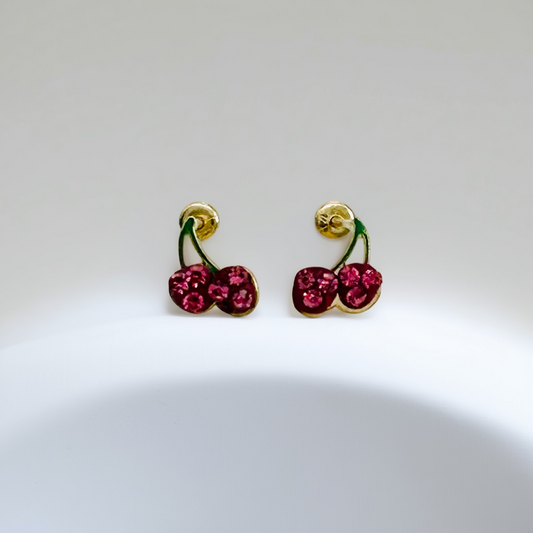 14KG449 Cherries Earrings