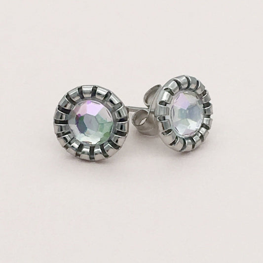 SS1175 AB Earrings 10mm.