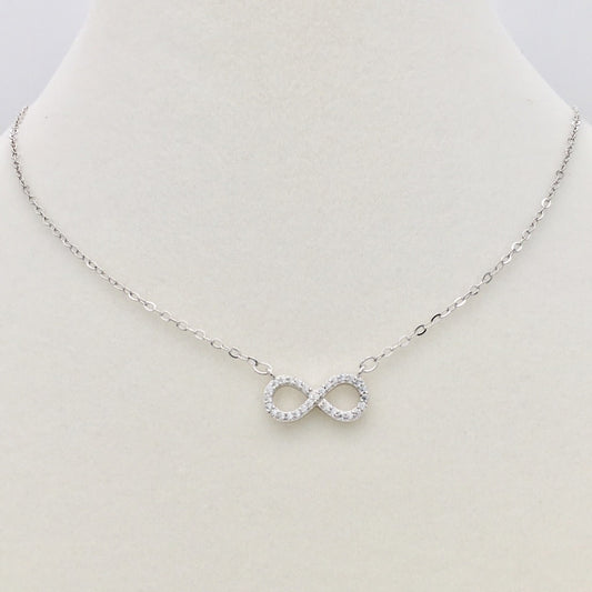 Z1387 Infinity Necklace 16"