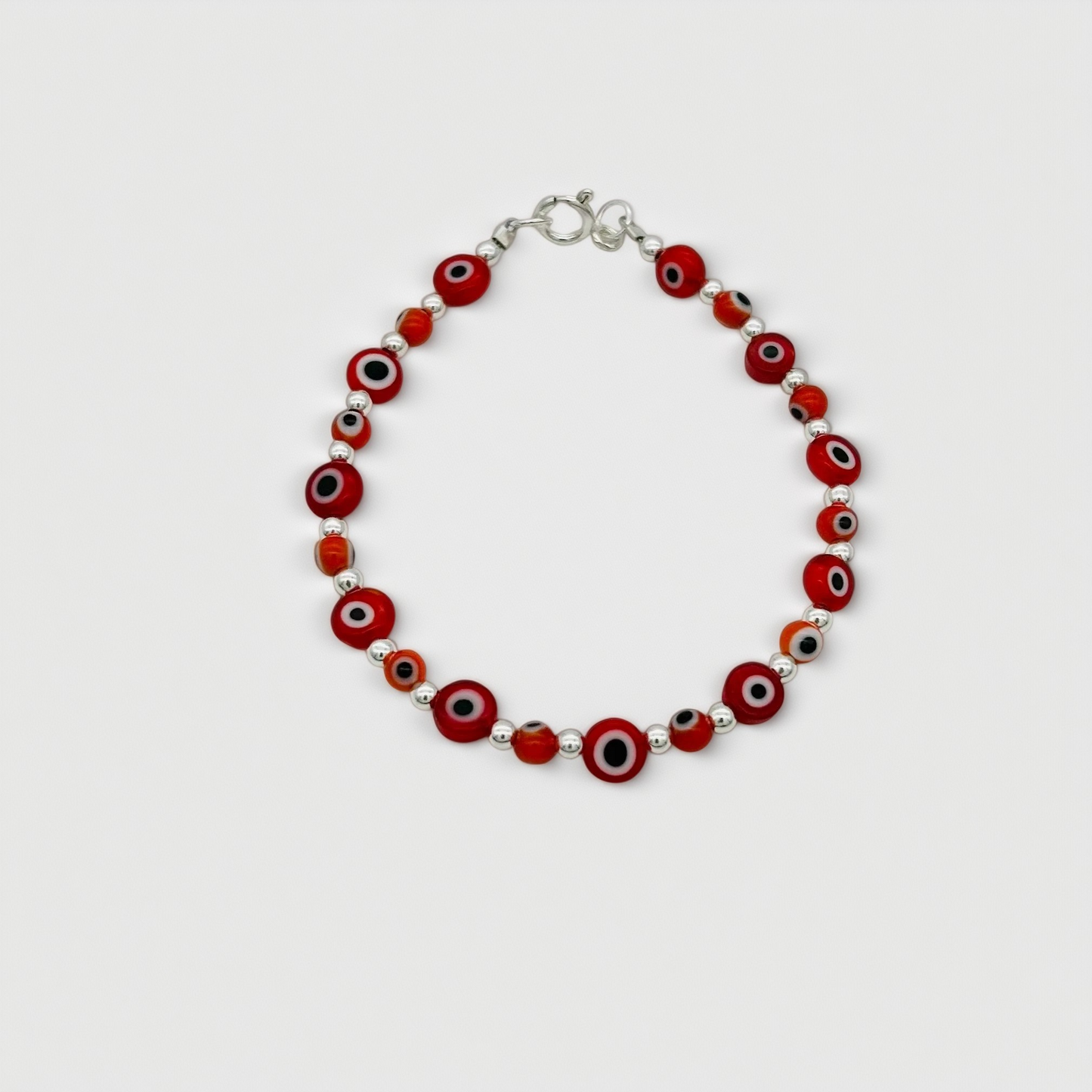C1465 Red Eyes Bracelet 7"