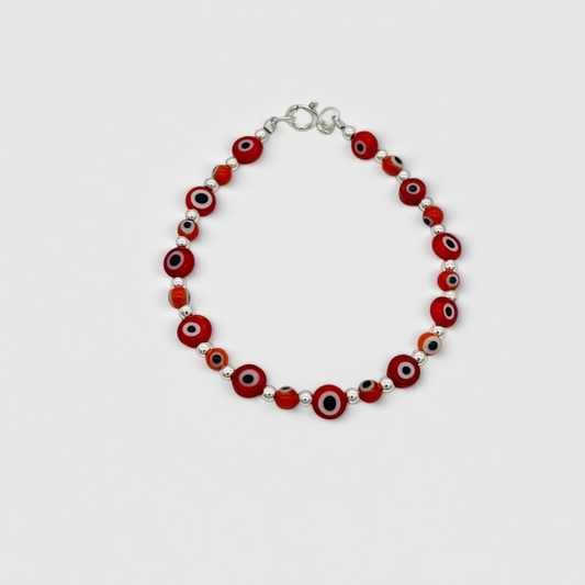C1465 Red Eyes Bracelet 7"