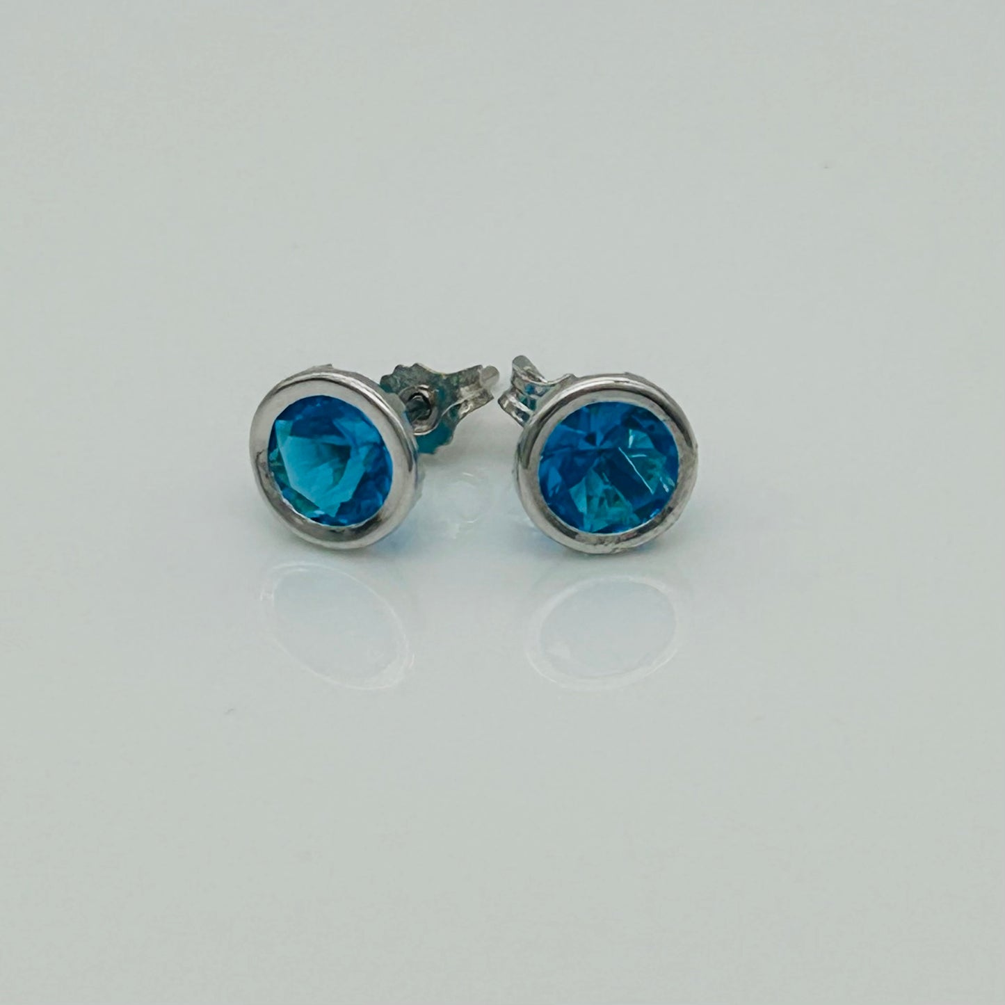 Z1903 Birthstone Earrings 7mm.