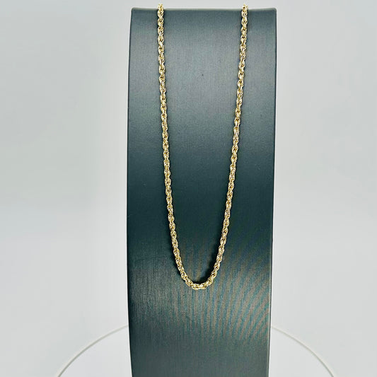 14KG446 Rope Chain 3mm. X 24"