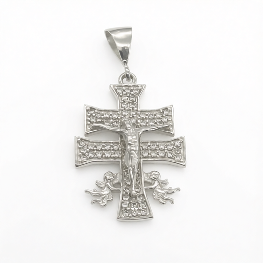 Z1946P Caravaca cross Pendant 43mm.