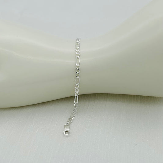 S1862CH SF Figaro Bracelet 4mm.x8"