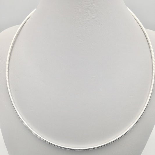 S1174NL Omega Necklace 2mm. X 16"