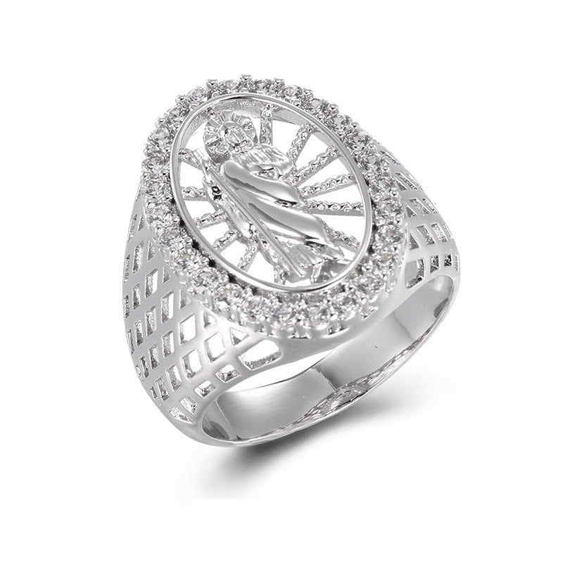 Z1898 San Judas Men's Ring