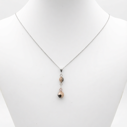 C1495NL Rose Gold Necklace 18"
