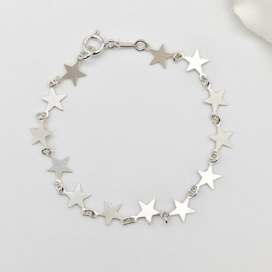 S1466 Stars Bracelet 7"