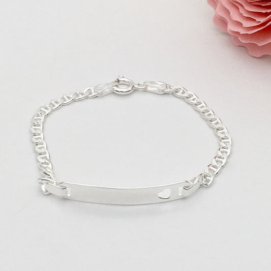 CH895BL Marina ID Bracelet 5mm. x 6"