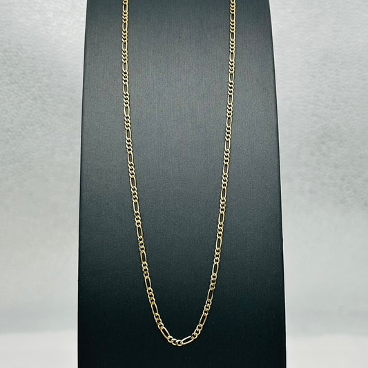 14KG302CH Figaro Chain 2.6mm. X 22"