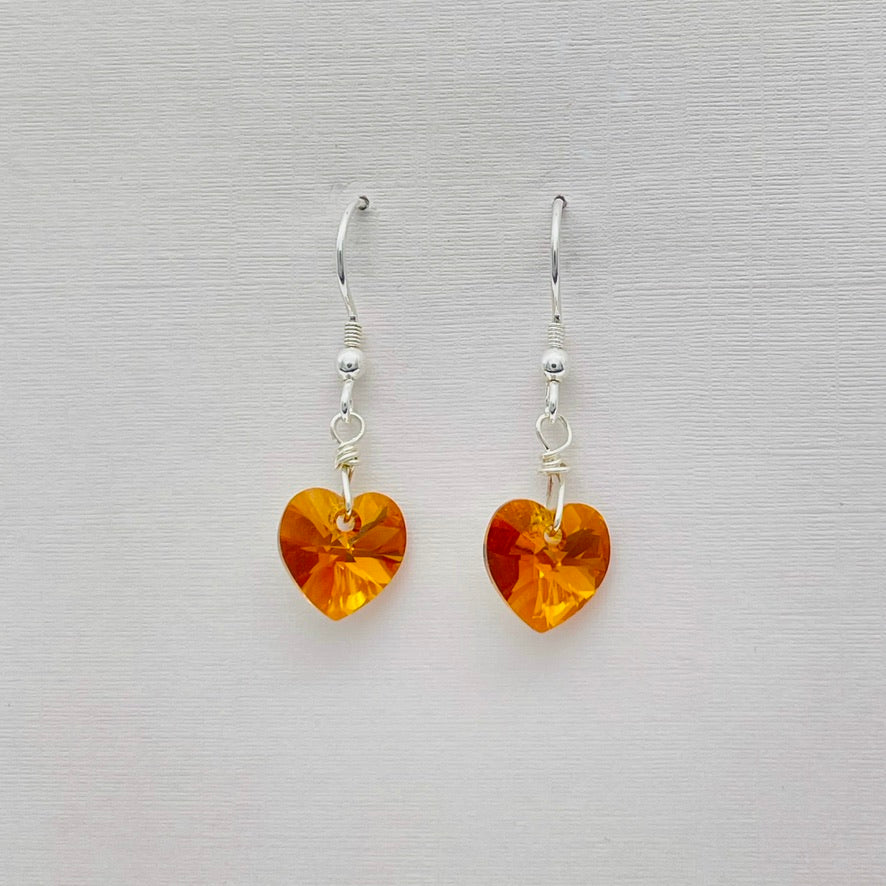 C979ER SW Heart Earrings