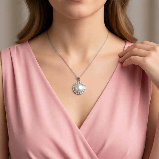 F470 Pearl Necklace 20"