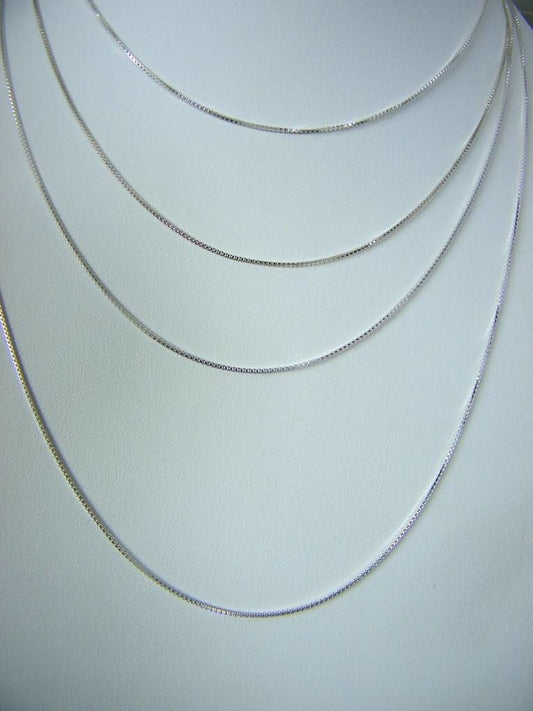 S847CH Box Chain 1mm. X 30"