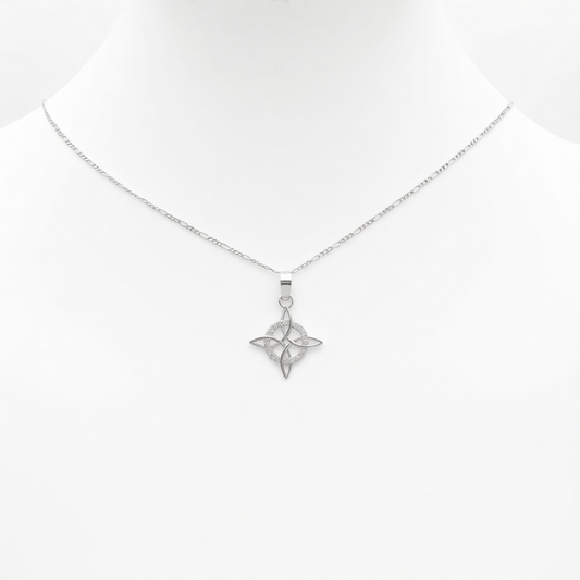 Z1954NL Witch's Knot Necklace 18"