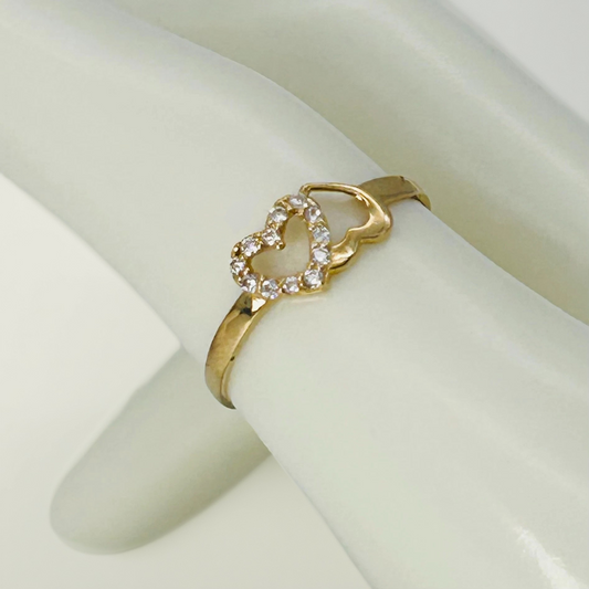 14KG462 Hearts Ring