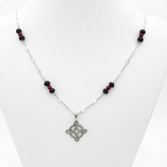 ST2004NL Witch's Knot Necklace 22"