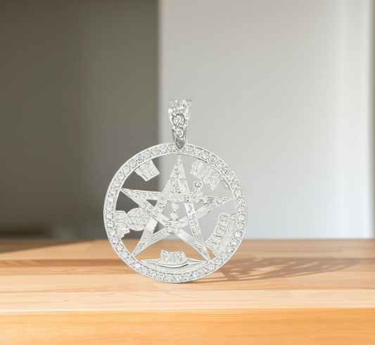 Z1914 Pentagrama Pendant 40mm. X 30mm.